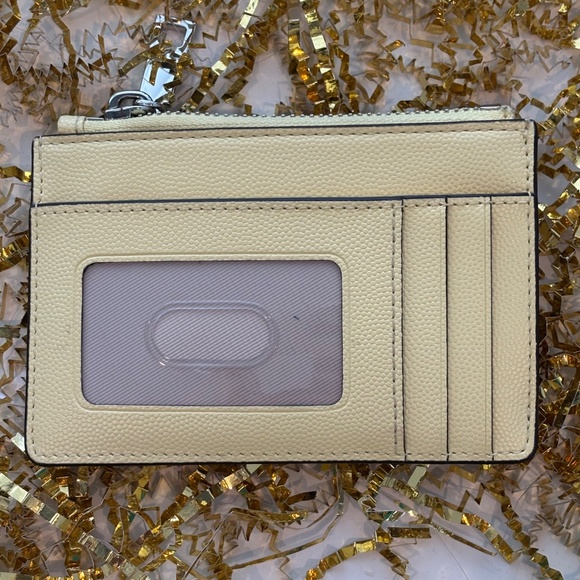 Marc Jacobs Wallet Cardholder in French Vanilla Leather - Picture 5 of 6